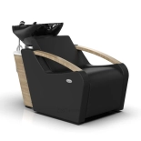 Shampoo chair BARI E1 - matt black - Display item