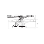 Elektryczne łóżko zabiegowe RAMON GYNO DELUX E4 – obrotowe, białe, PVC w jakości medycznej