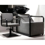 Styling chair CHIC BLACK - marble grey