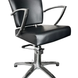Styling chair BASE CHROME - matt black - Second grade!