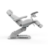 Elektryczne łóżko zabiegowe RAMON GYNO DELUX E4 – obrotowe, białe, PVC w jakości medycznej