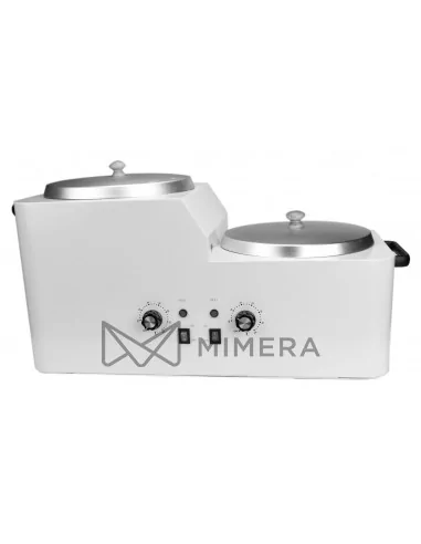 Double pots iron wax heater 2x500ml