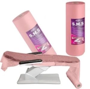 Non-woven disposable sheets Beautyfor 80cm × 150m, pink