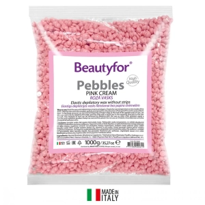 Depilační vosk Beautyfor Pebbles Pink Cream 1000 g