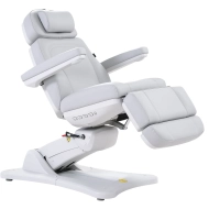 Leżanka kosmetyczna elektryczna RAMON E4 - obrotowa, jasnoszary