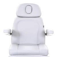Electric Beauty Bed Silverfox RAMON ELITE E4 – Swivel, with Heating function, light grey
