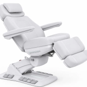 Electric Beauty Bed Silverfox RAMON ELITE E4 – Swivel, with Heating function, light grey