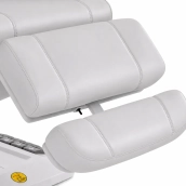 Electric Beauty Bed Silverfox RAMON ELITE E4 – Swivel, with Heating function, light grey