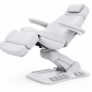 Electric Beauty Bed Silverfox RAMON ELITE E4 – Swivel, with Heating function, light grey