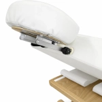 Elektrische SPA-Liege Silverfox LUNA PLUS E3 – mit Heizfunktion, teak/weiß