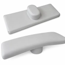 Headrest for wellness bed, version PLUS – light grey