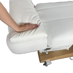 Zagłówek do leżanki wellness, PLUS – biały