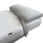 Headrest for wellness bed, version PLUS – light grey