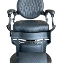 Retro barber chair RODIN BLACK X - matt black