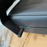 Barber chair MASTER BLACK - matt black - Second grade!