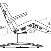 Kozmetické lehátko elektrické ROCO MAX E4