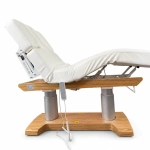 Elektrische SPA-Liege Silverfox LIPS PLUS E4 – mit Heizfunktion, teak/weiß