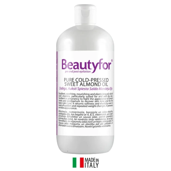 Beautyfor Pure Cold-Pressed Sweet Almond Oil 500 ml